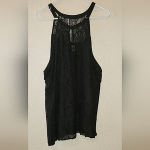 Torrid Black Lace Tank, size 2